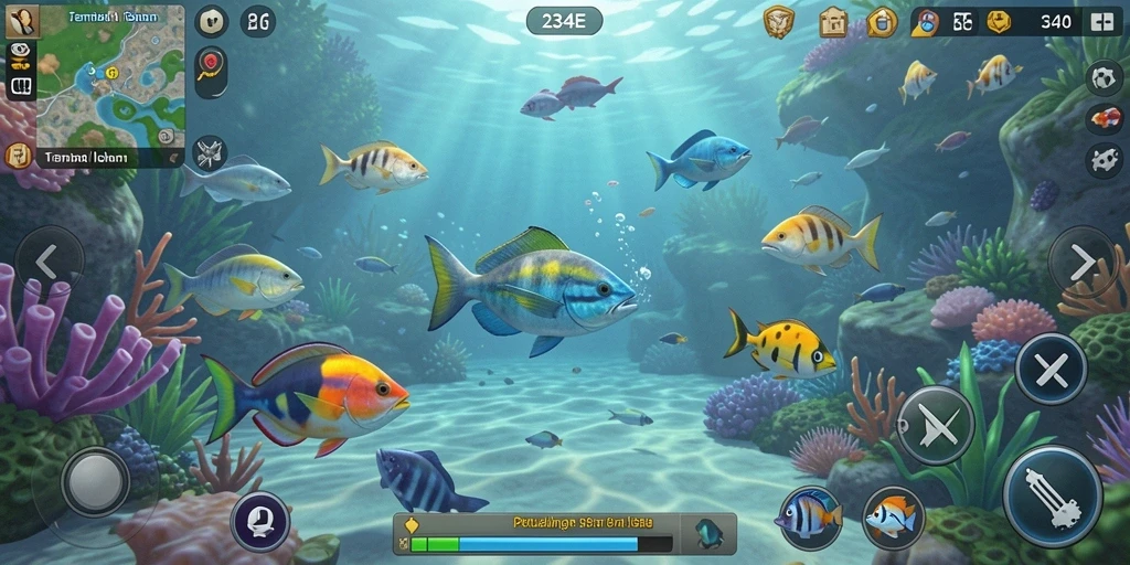 Gameplay seru dan mendebarkan dari Tembak Ikan 234E.