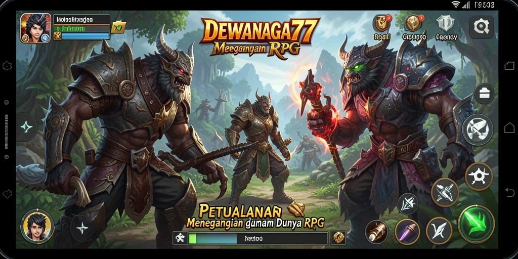 Gameplay seru DEWANAGA77 menampilkan aksi RPG yang mendebarkan.