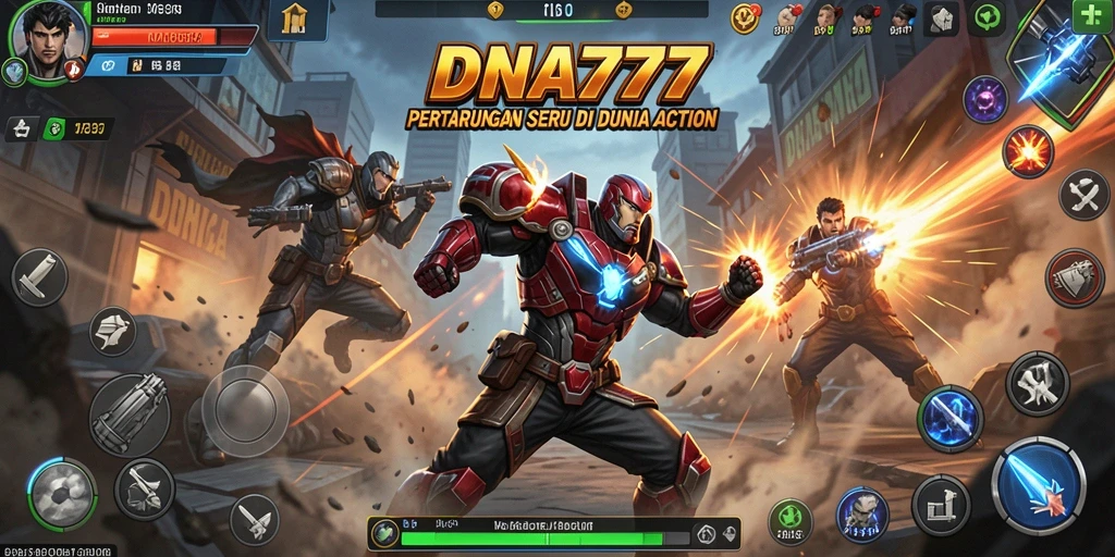 Tampilan menegangkan saat beraksi di DNA777.