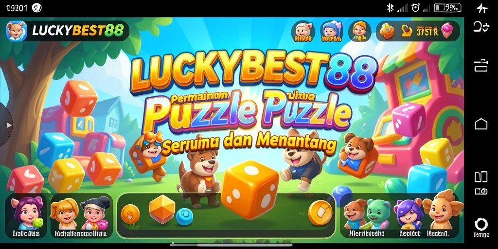Tampilan gameplay LUCKYBEST88 yang seru dan menantang.