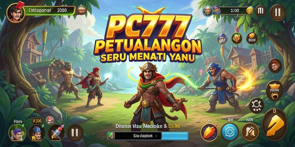 Tampilan gameplay yang mendebarkan di dunia petualangan.