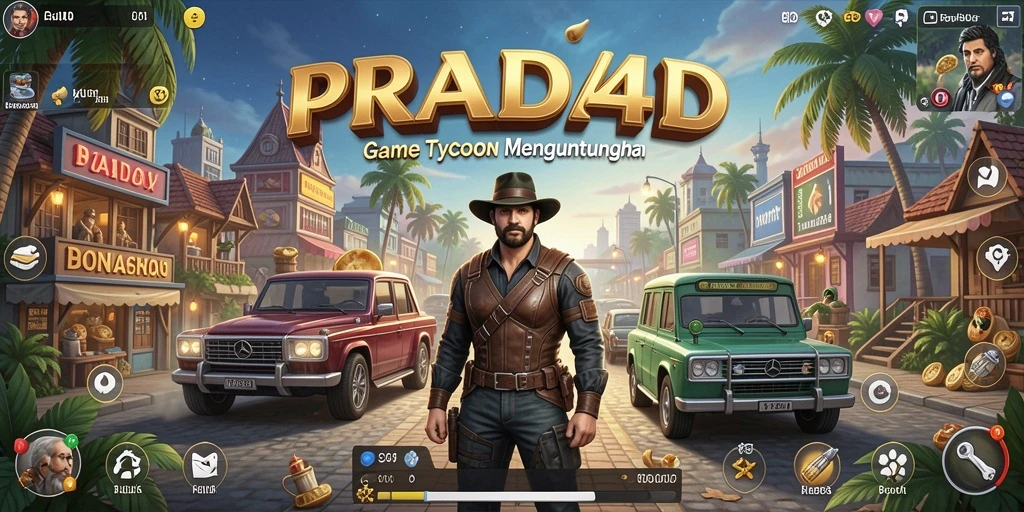 Screenshot PRADA4D menampilkan gameplay Tycoon yang menarik.