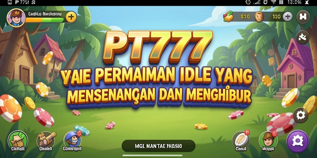 Tampilan gameplay PT777 yang menarik dan penuh warna.
