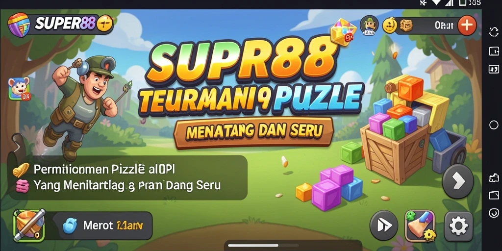 Tampilan gameplay SUPER88 yang menantang dan seru.