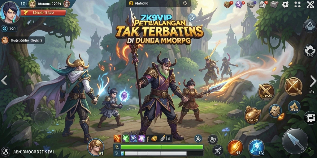 Gameplay ZK9VIP yang mendebarkan di dunia MMORPG.